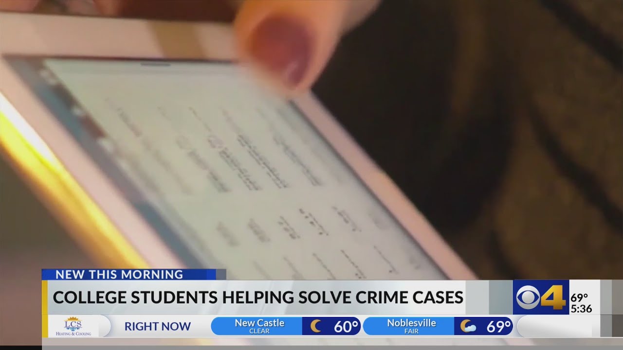 College students help solve crime cases