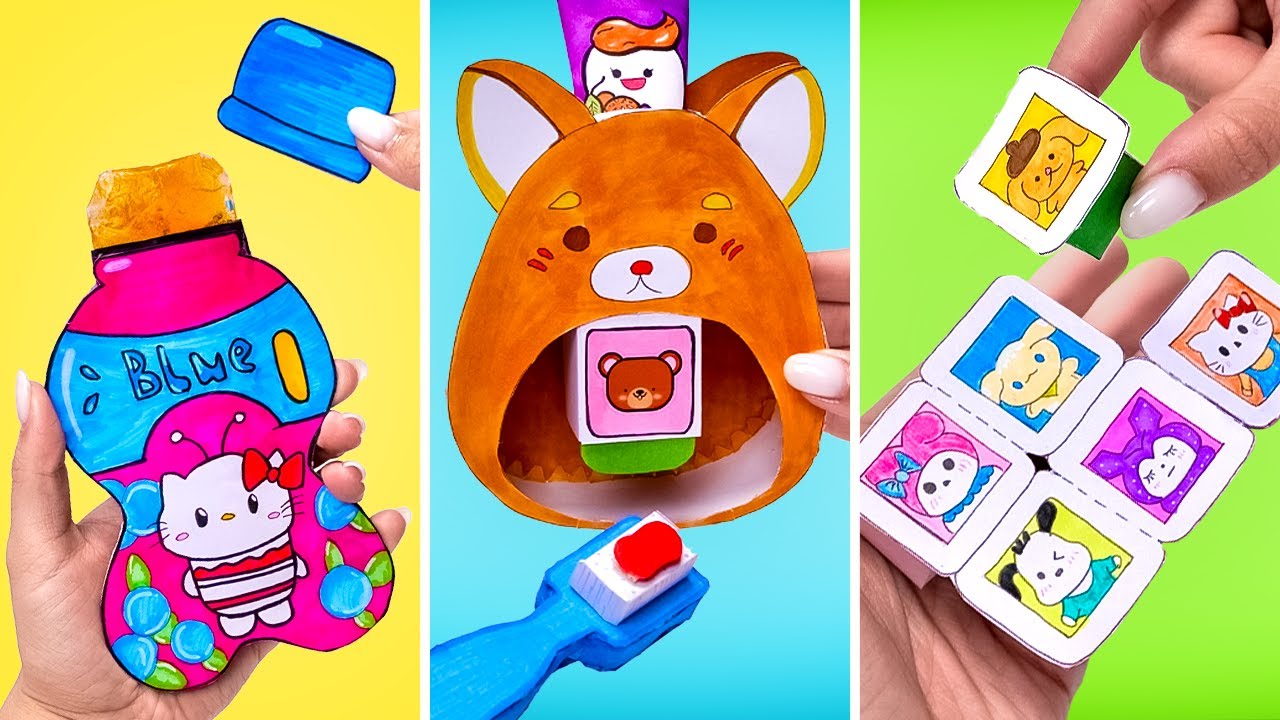 MAKE Your Own AMAZING Paper Toys 💜🚀 DIY Ideas for Kids by Slick Slime Sam's Maker World