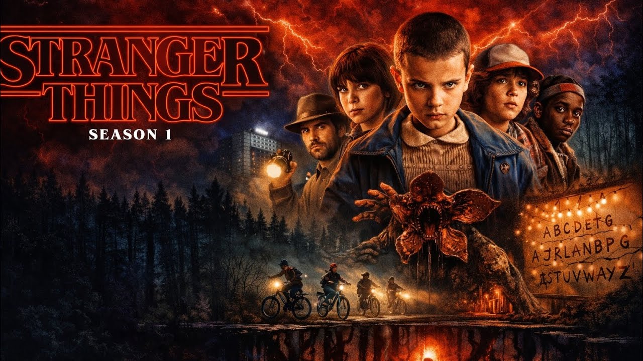 Stranger Things season 1 - Trailer.                         Releasing date : 26.01.2026    