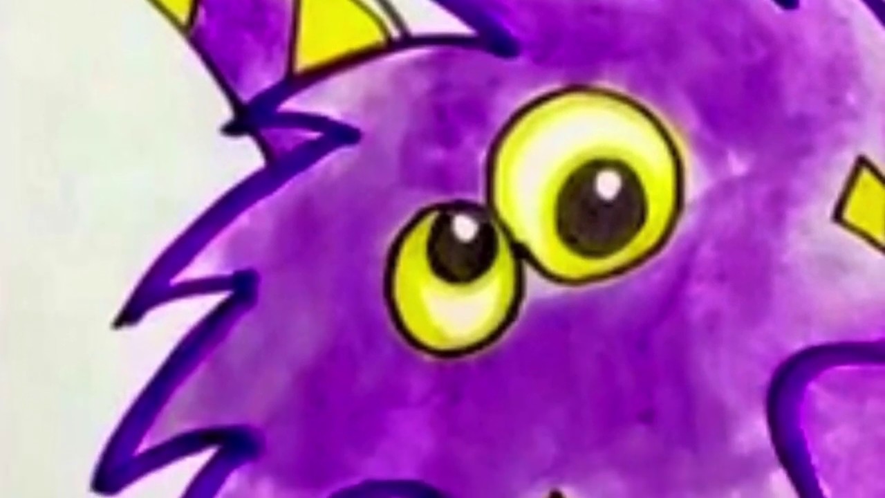 Complementary Color Monster Painting