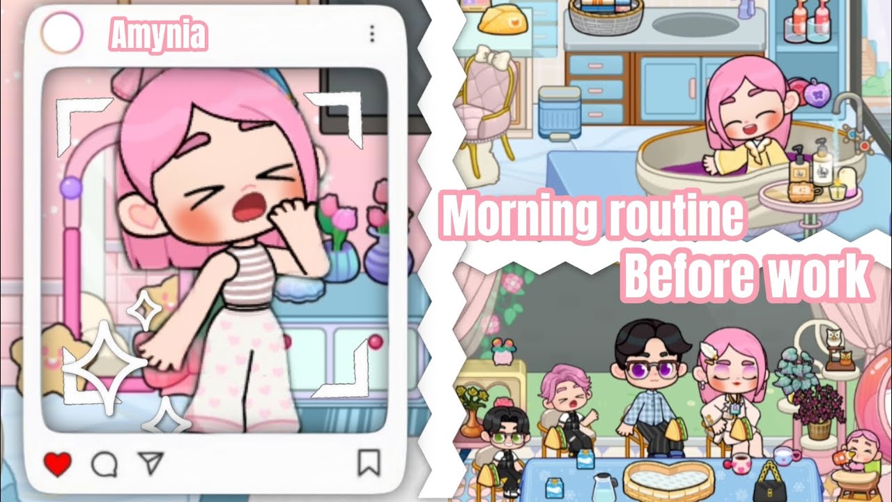 ♪⁠～Morning Routine Before Work♪⁠～  𓏲 asmr 𓏲 ☆Game world☆ 