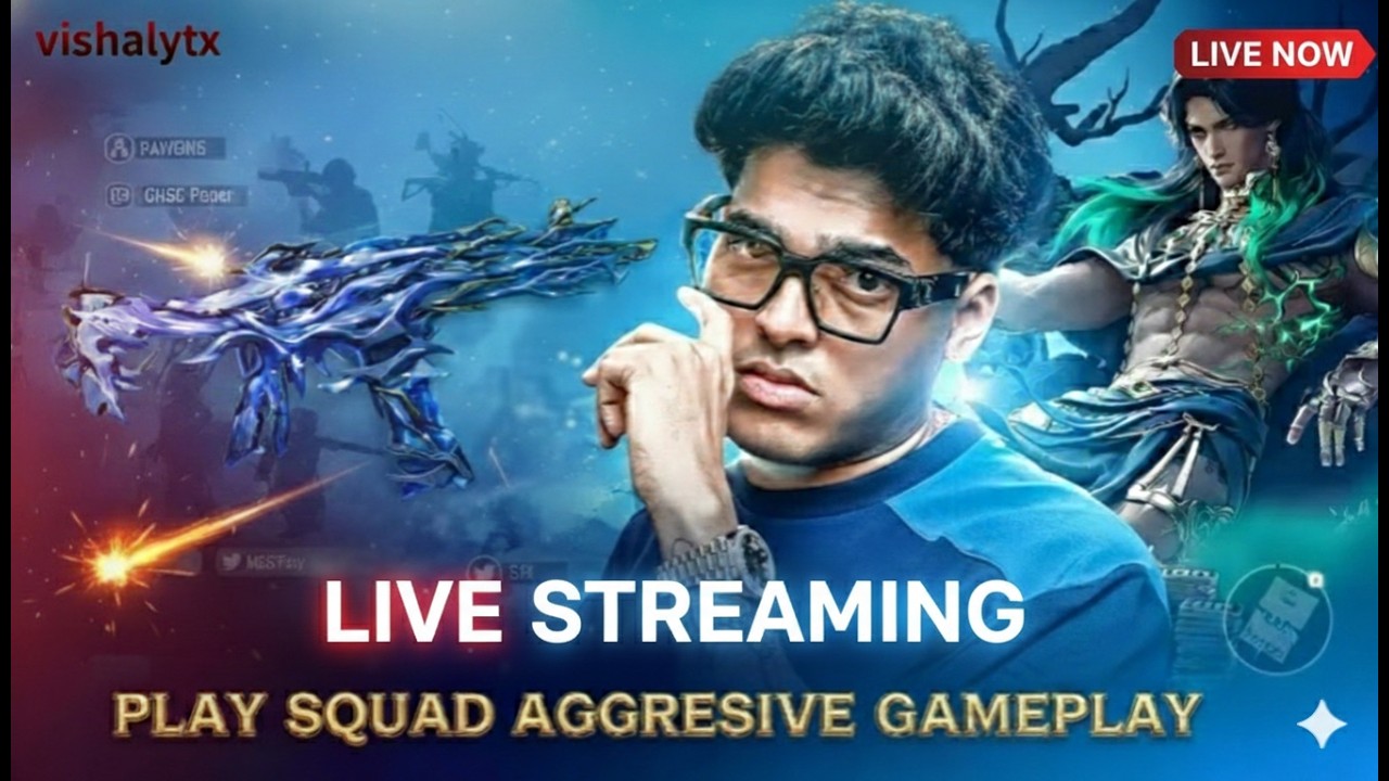 BGMI LIVE : CONQUEROR BEAST💀| PUBG x NEW UPDATE WITH @VISHALYTX ❤️‍🔥😍