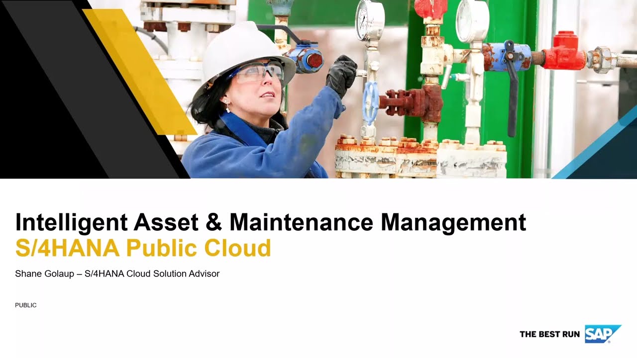 SAP S/4HANA Cloud (Public) Asset Maintenance