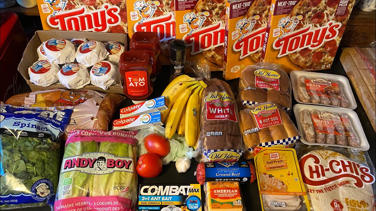 $65.03 Grocery Outlet Bargain Market weekly food haul, produce vegetables meat weekly grocery haul