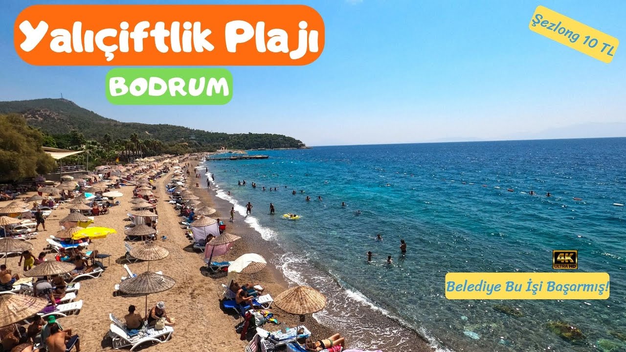 Bodrum YALI&Ccedil;İFTLİK HALK PLAJI - Hem Uygun Fiyatlar hem de Harika Bir Deniz 👌🥰