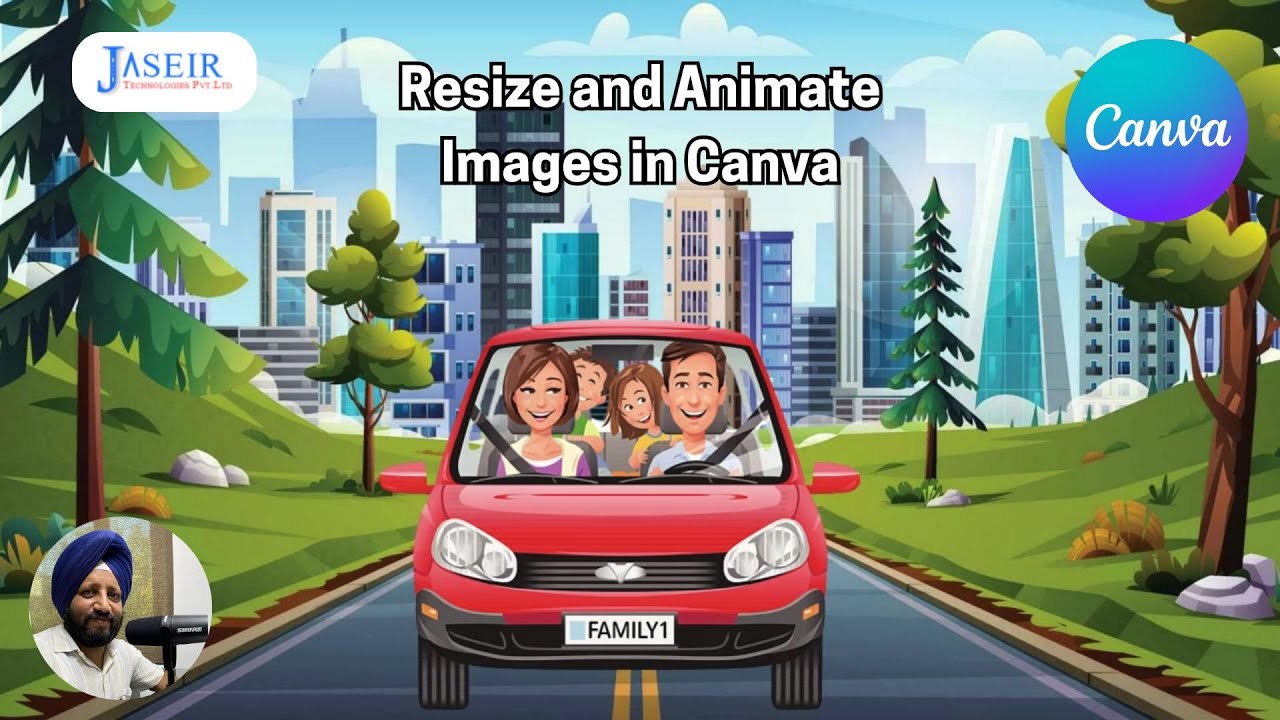 How to Resize and Animate Images in Canva for Cartoon Animation