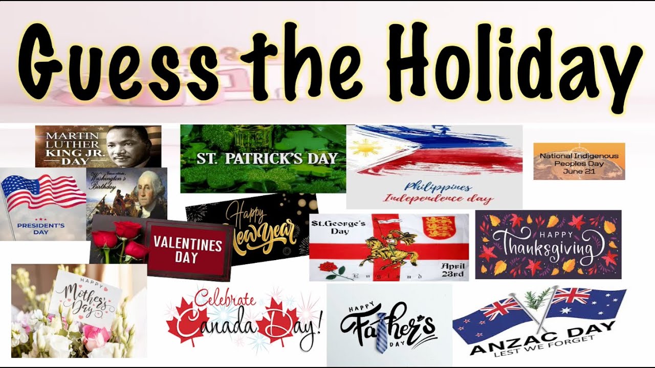 GUESS THE HOLIDAY GAME CHALLENGE | General Knowledge Quiz | Kings and Queens of Quizzes