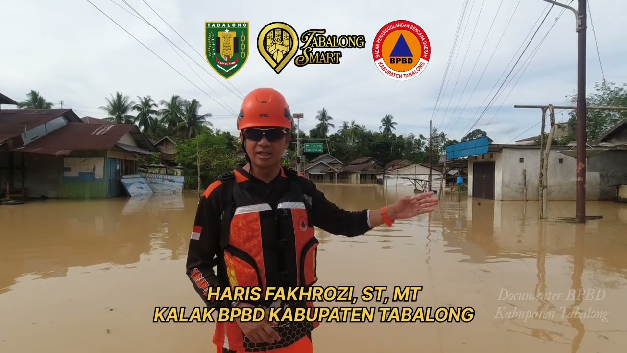 MONITORING BANJIR YANG TERJADI DI DESA NAWIN KECAMATAN HARUAI