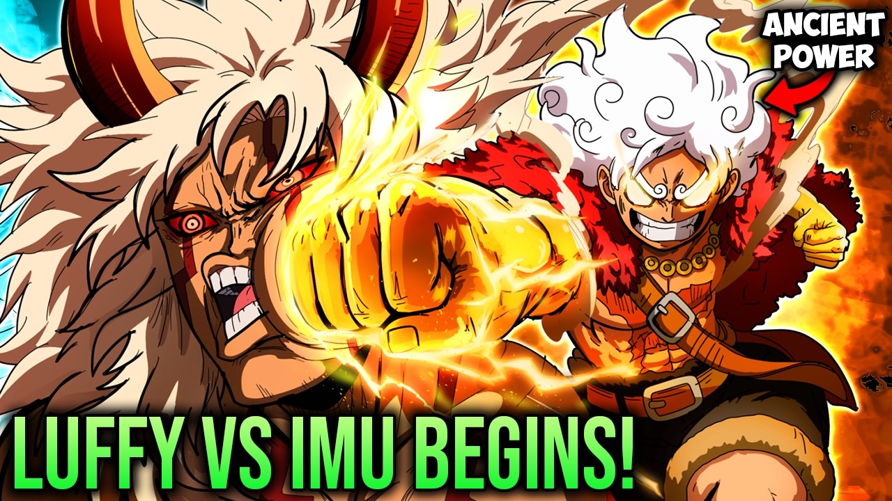 LUFFY'S NEW ANCIENT POWER IS TOO STRONG! HE DESTROYS IMU IN 1 PUNCH