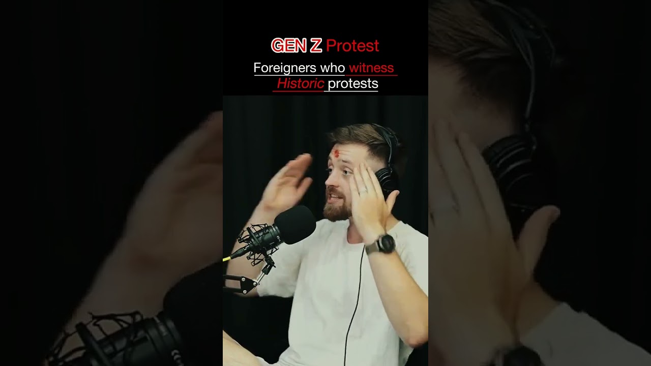 Foreigner who was in Gen Z Protest #genzprotest #genz #protest #nepal #wehatethecold  #viral #shorts