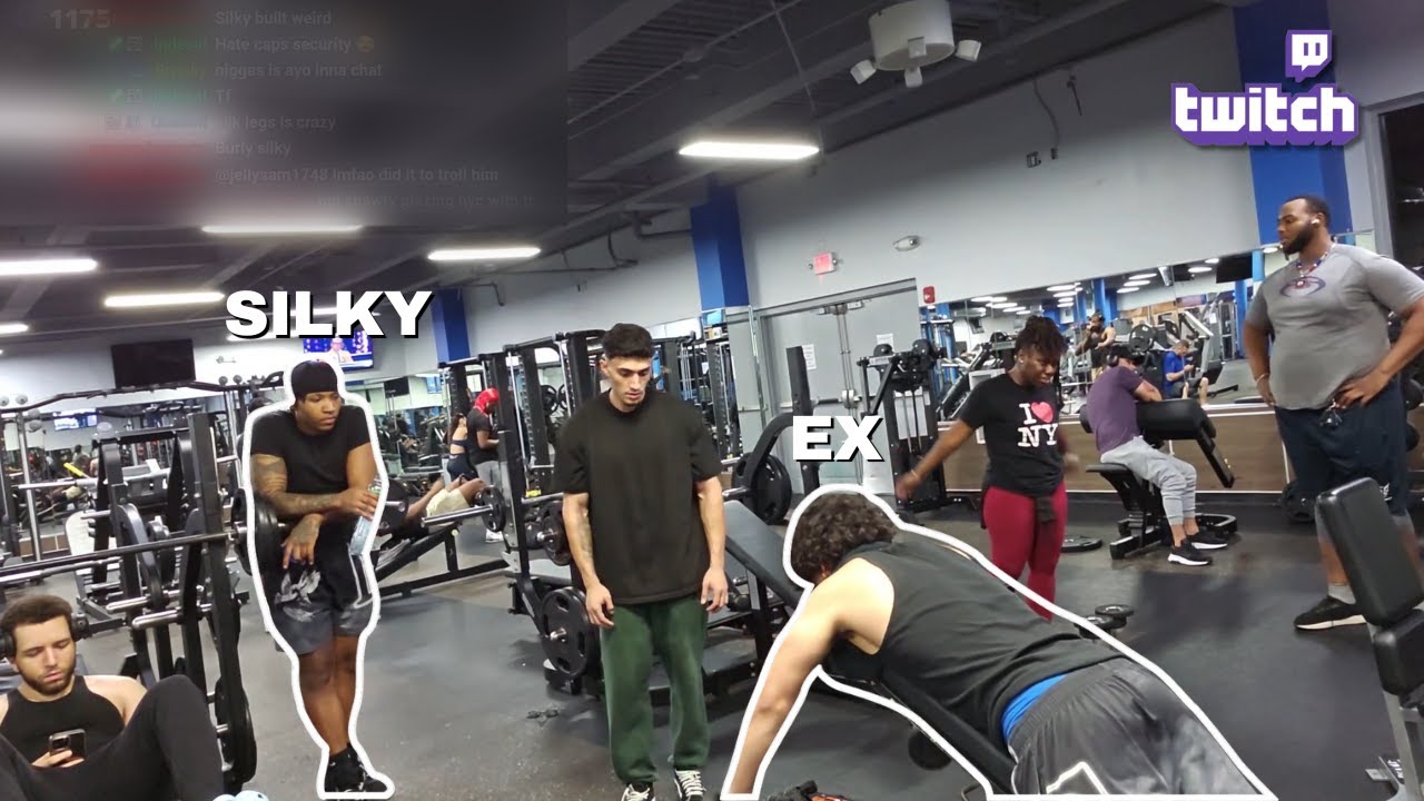 BigEx And Silky Live Gym Session!🏋🏽‍♂️