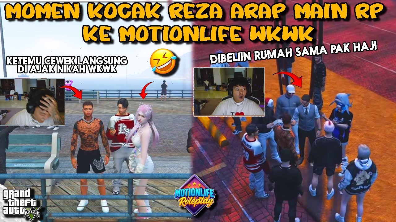 MOMEN KOCAK YB ARAP SAAT BERMAIN ROLEPLAY DI MOTIONLIFE WKWK!! || GTA V ROLEPLAY