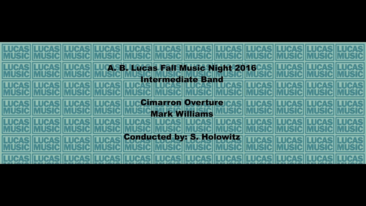 02 - Intermediate Band - Cimarron Overture
