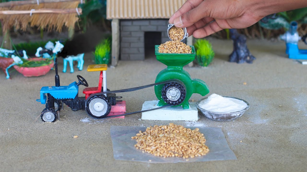 DIY how to make cow shed | house of animals | horse house &ndash; cow shed | flour mill |woodwork #5