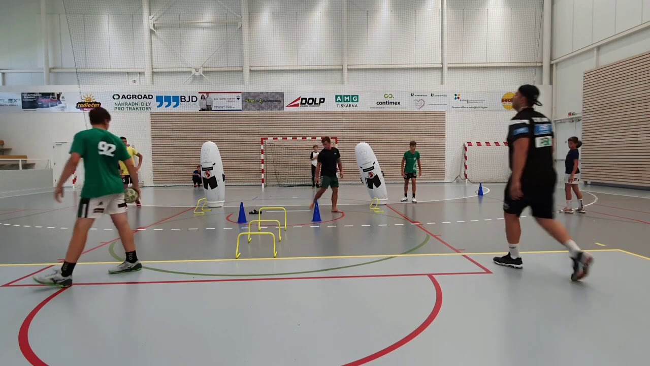 Handball training 1:1
