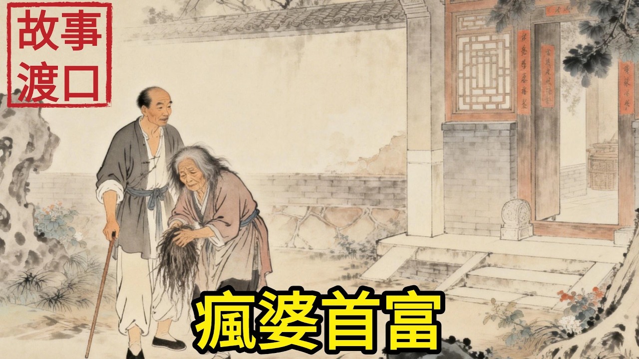 老光棍撿回一個蓬頭垢面的瘋婆婆，村裏人都說他是自討苦吃，不料瘋婆婆竟是當地首富，第二天他欠的債全被人還清了！#民間故事#善有善報#爲人處世#故事分享
