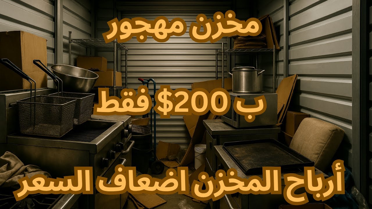 مخزن غامض مليء بمعدات مطعم وأشياء ثمينة... ما وجدته صدمني