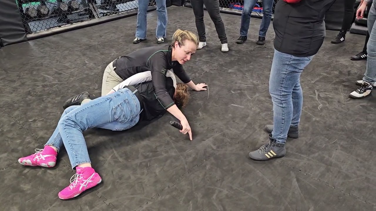 Palm Stick Arm Stop + Takedown