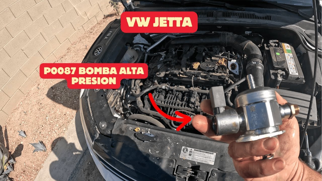 🚗🤔VW Jetta P0087 ESTE ERA EL CAUSANTE. HIGH PRESSURE FUEL PUMP.