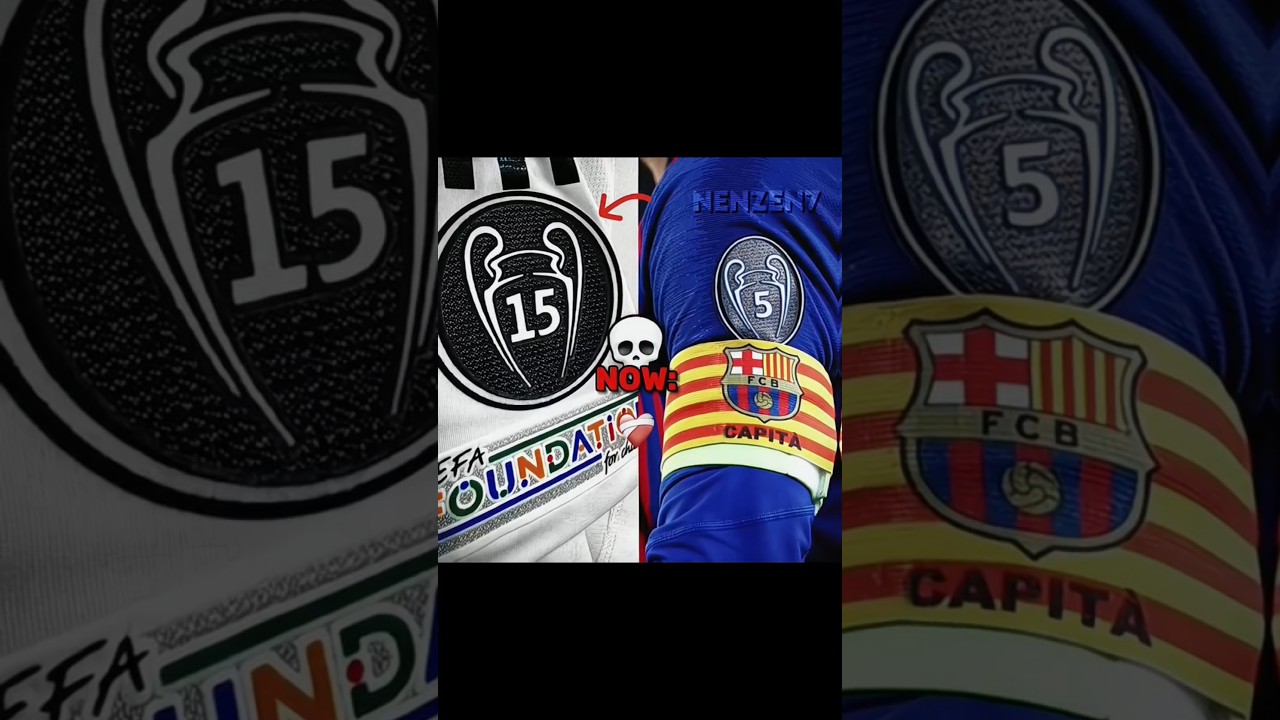 Real Madrid Compared To Barcelona Champions League 😈🔥 #shorts #viral #funny #trending #fypシ #fyp