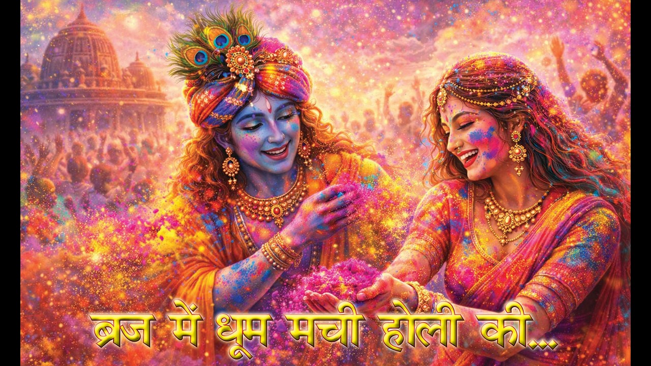 ब्रज में धूम मची होली की | राधा कृष्ण होली भजन 2026 | श्याम रंग में रंगी ब्रज की होली