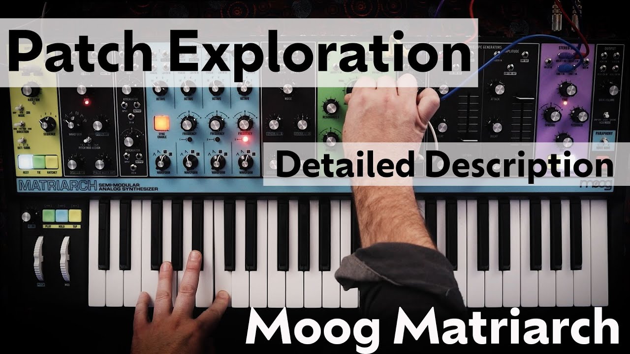 Moog Matriarch Patching Idea with Explanation | Complex Evolving Pad