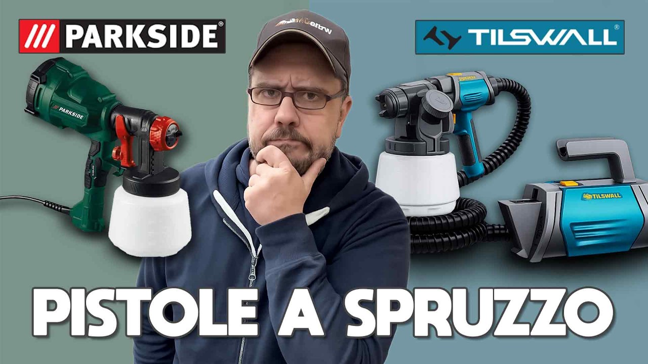 Quale pistola a spruzzo scegliere: Parkside e Tilswall a confronto
