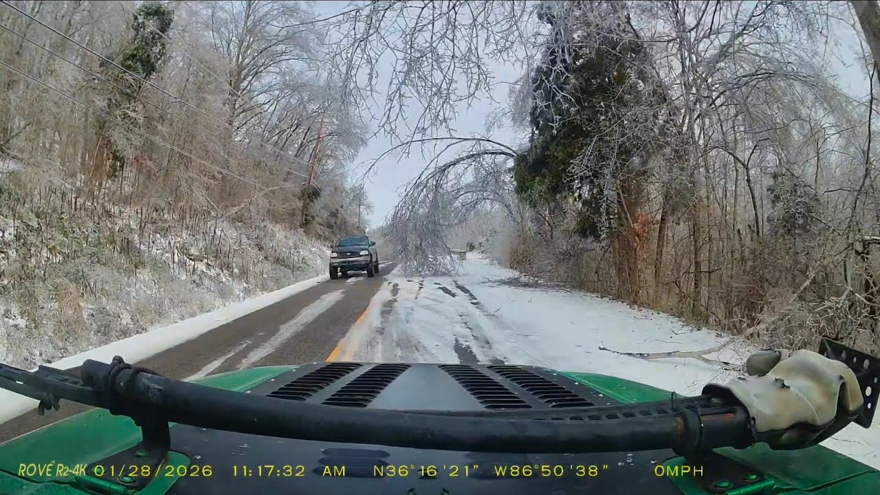 Old Hickory Blvd Near Joelton (1/28/26)(dashcam)