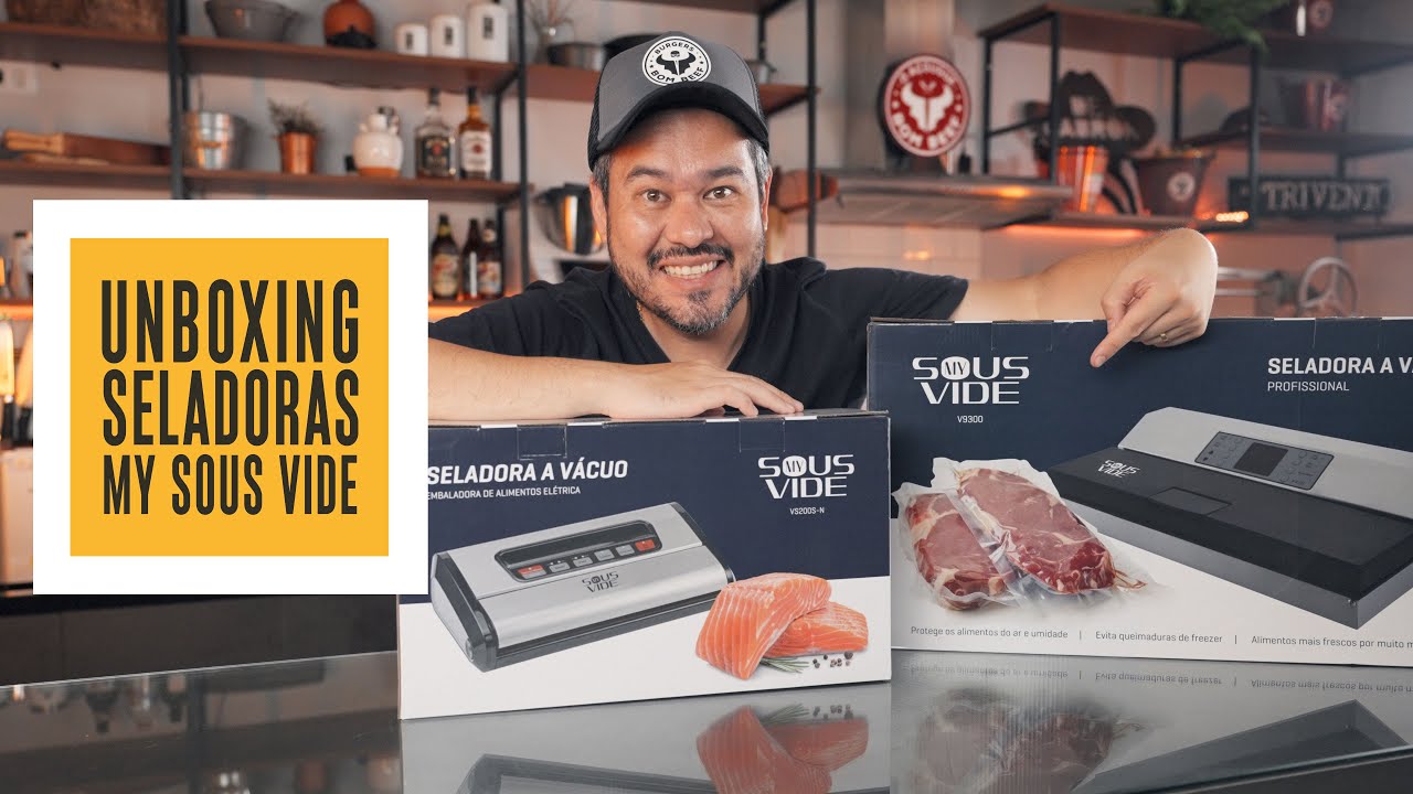 UNBOXING – Seladoras a Vácuo My Sous Vide! | Só Vide #354