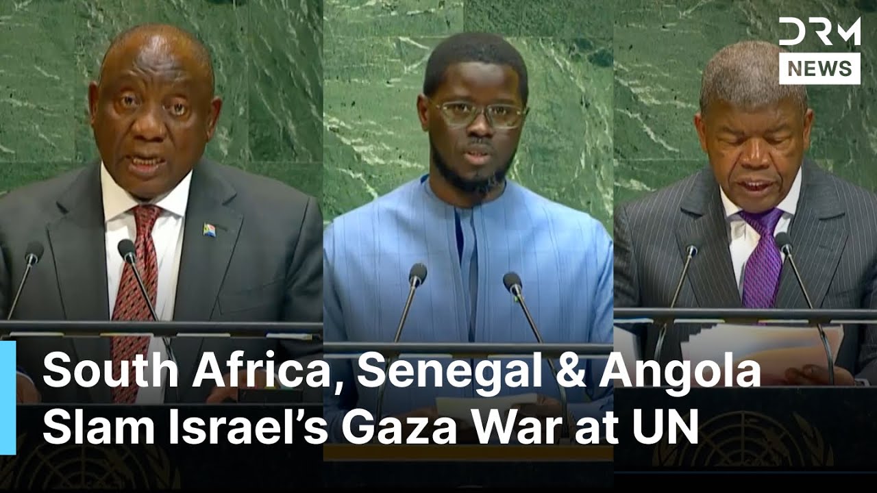 African Leaders Unite at UN: South Africa, Senegal, Angola Call Gaza Genocide Unacceptable | AC1B