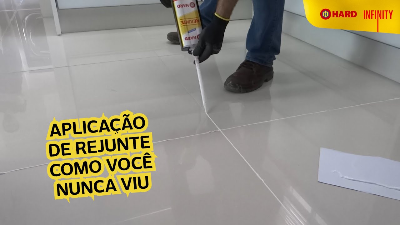 Rejunte em 3 passos: aplica&ccedil;&atilde;o, acabamento e limpeza!