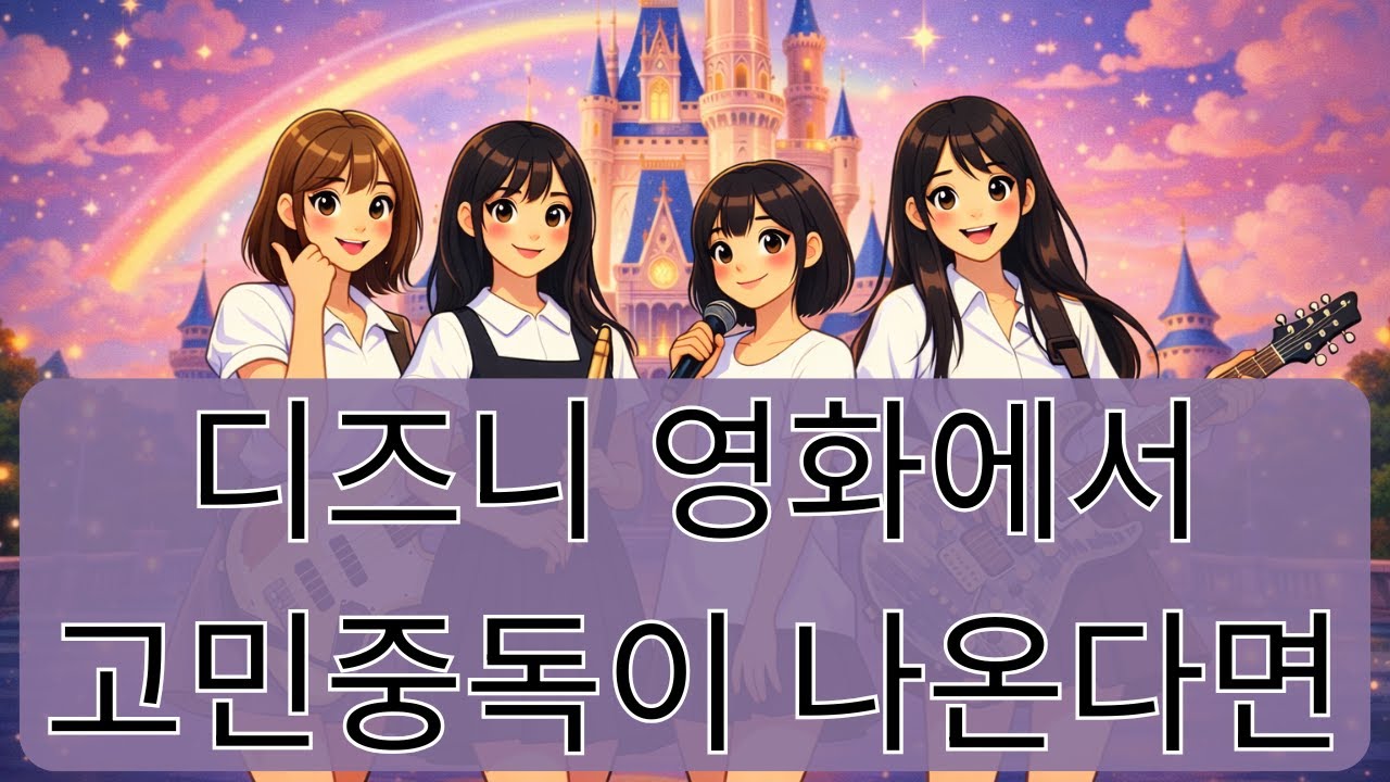 QWER 의 고민중독 이 디즈니 영화에 나온다면? III What if “T.B.H” by QWER were in a Disney movie? III