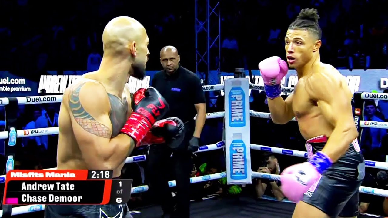 Andrew Tate vs Chase DeMoor Full Fight Recap  (Misfits Boxing)