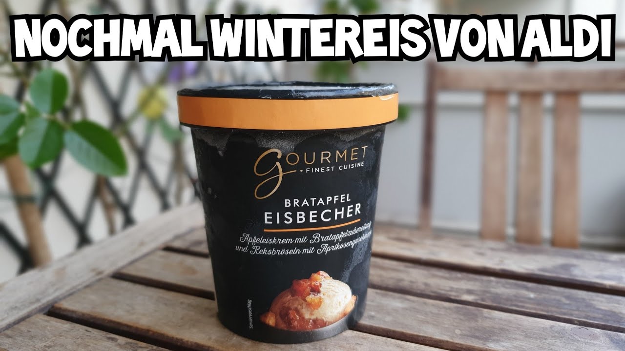 ALDI Eis Gourmet Bratapfel im Test | Kann es was?