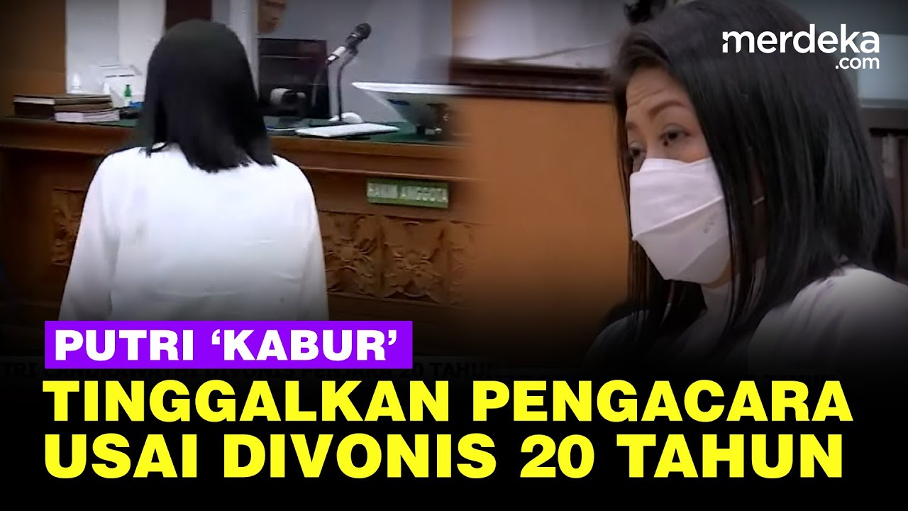 Putri Candrawathi 'Kabur' Keluar Sidang Usai Divonis Hakim 20 Tahun Penjara