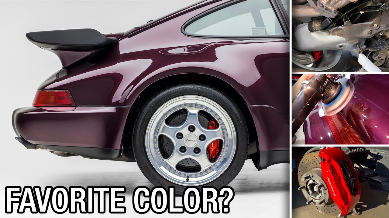 BEST COLOR? Porsche 964 Turbo 3.6 Dry Ice Cleaning & Detailing