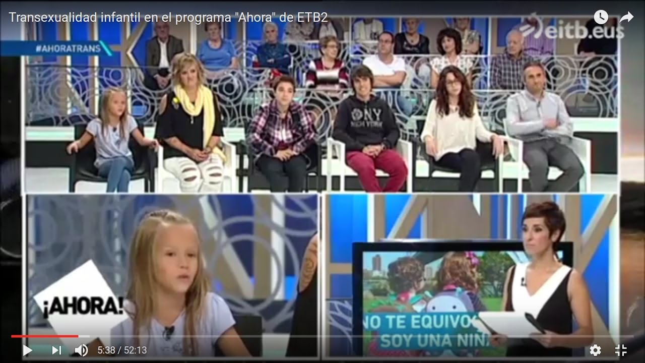 Transexualidad infantil en el programa 