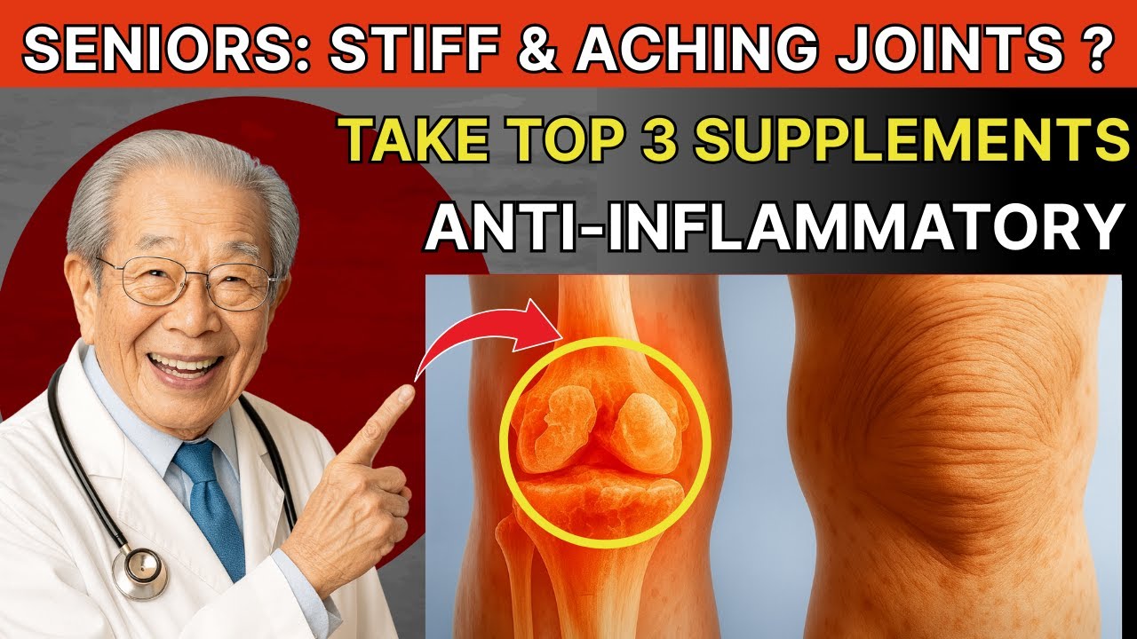 SENIORS: After 60, TAKE The Best 3 Supplements For Arthritis Relief and Joint Pain |Healthier Daily