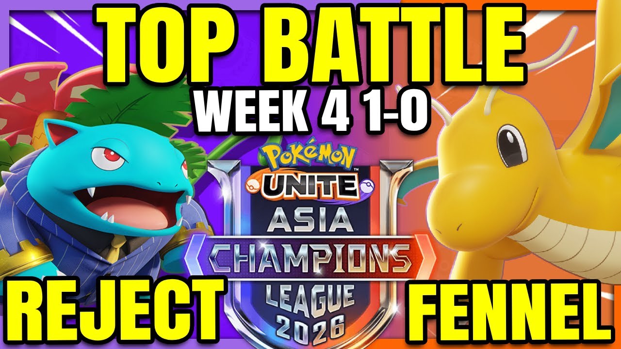BANGER MATCH Reject vs Fennel - ACL Japan | Pokemon Unite