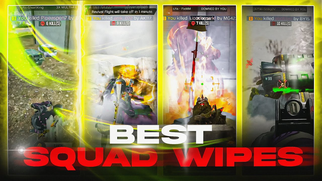 SOME OF THE BEST ISO SQUAD WIPES in CODM BR HISTORY