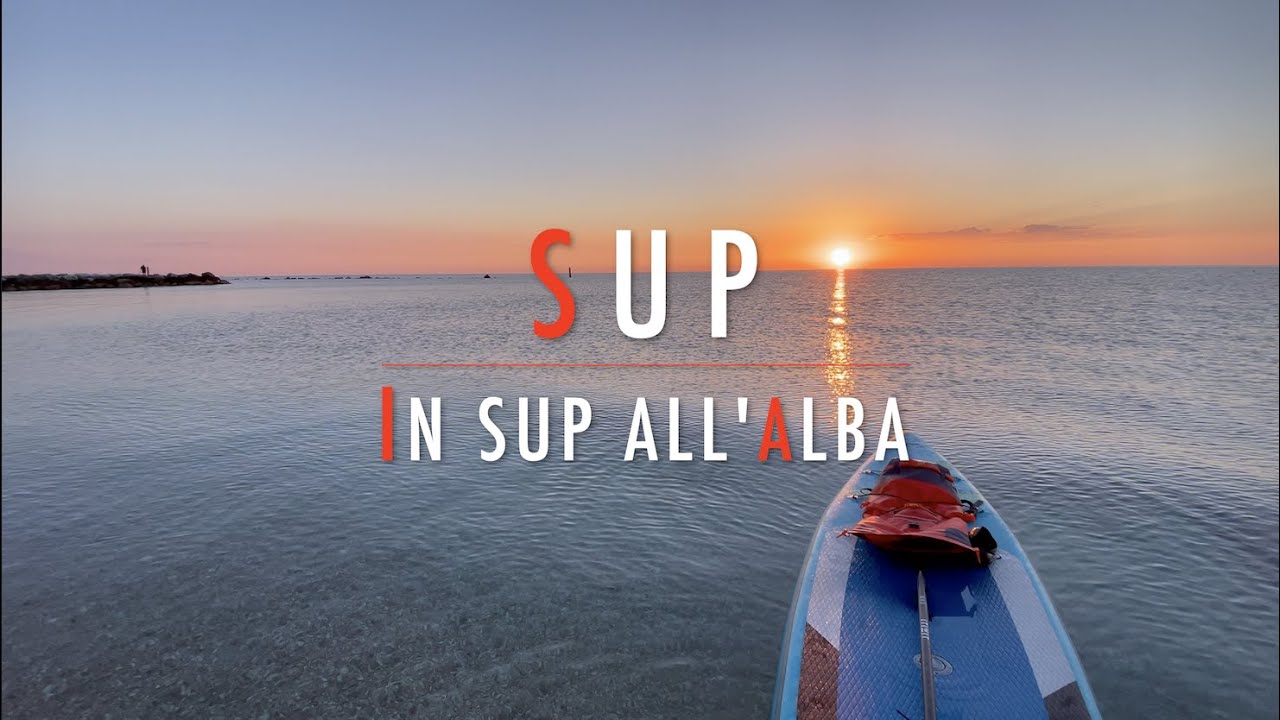 4K 🔴 SUP 🔴 Secondo giro in SUP all’alba da Numana ai Sassi Neri 🔴 6.9.2022