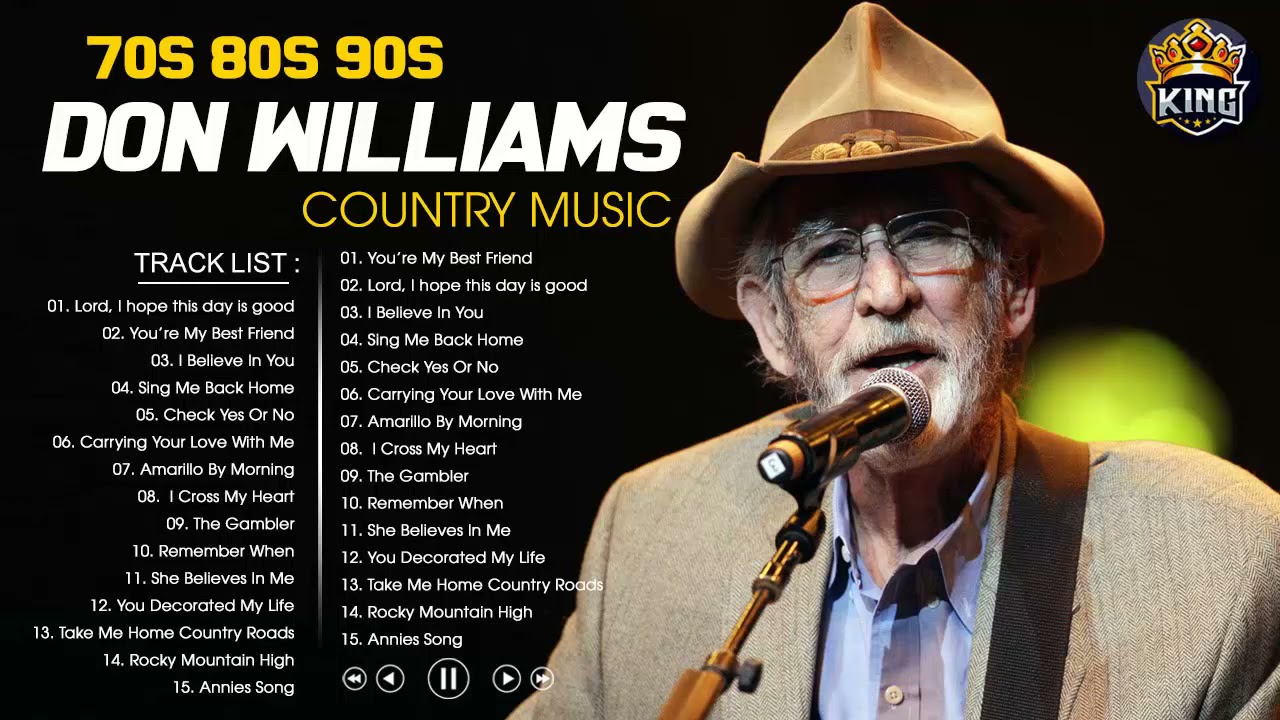Classic Country Gospel Don Williams - Don Williams Greatest Hits - Don Williams Gospel Songs Album