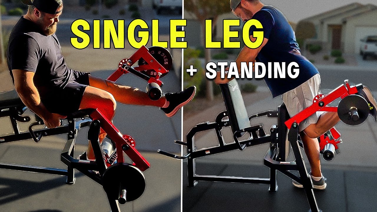 GMWD LE03 Leg Extension & Curl Machine Review – Independent Legs and Standing Curls
