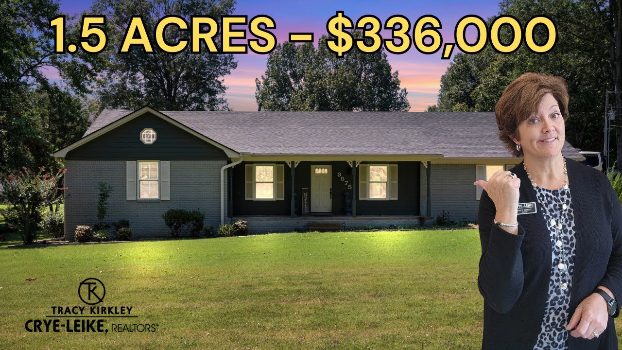 $336,000 Olive Branch, MS Single Level Home | Workshop | Screened Patio | Desoto Central Schools