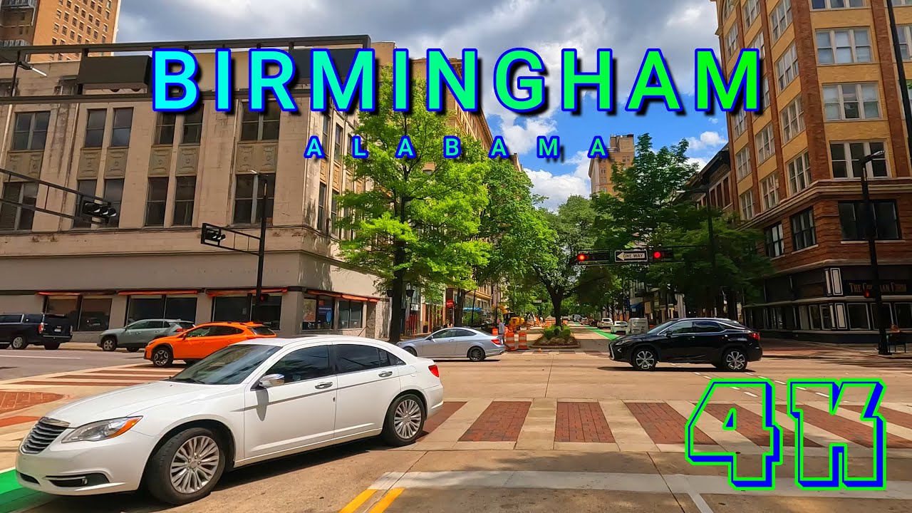 Birmingham Drive Part 1, Alabama USA 4K - UHD
