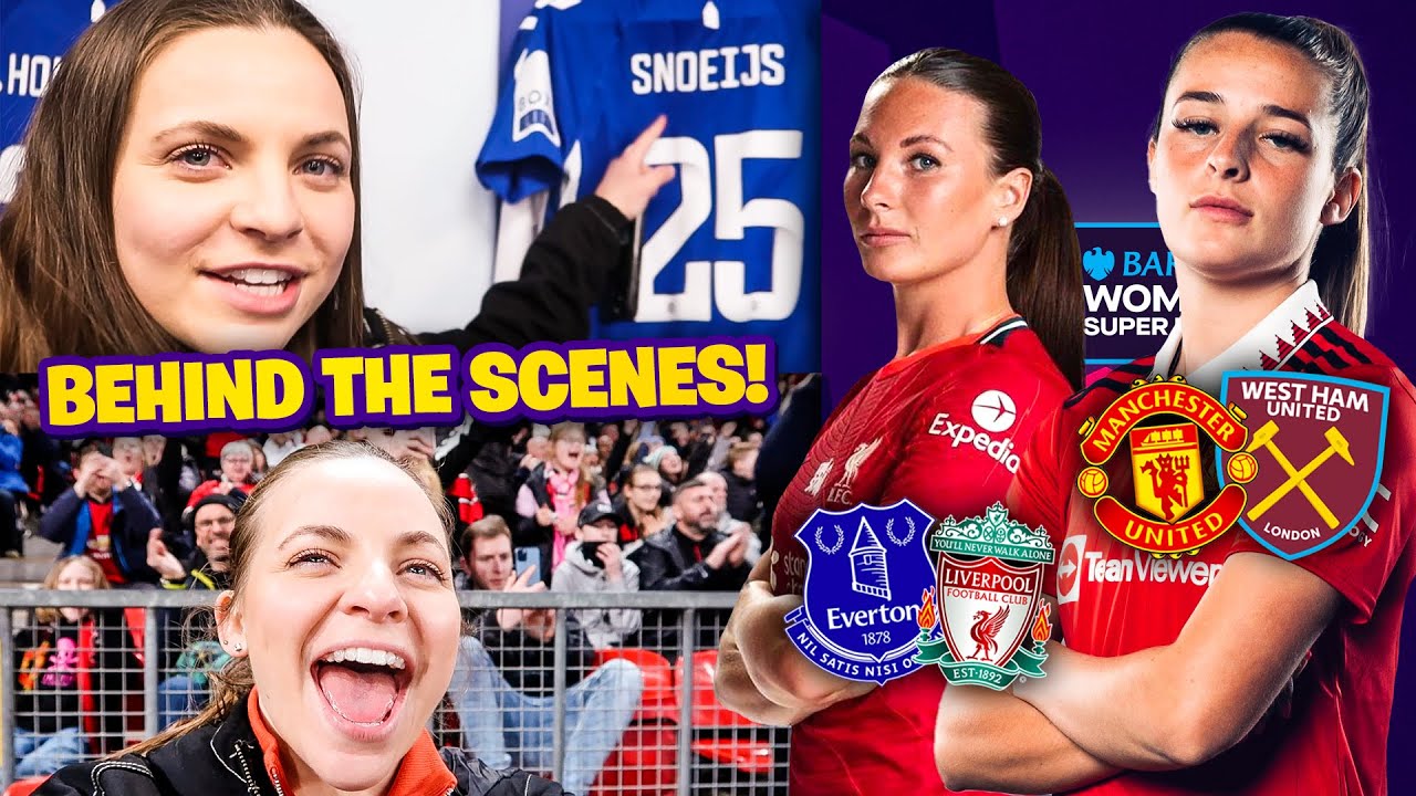 PITCHSIDE AT OLD TRAFFORD & GOODISON PARK VLOG | 3 GAMES 1 WOMEN'S FOOTBALL WEEKEND 2023