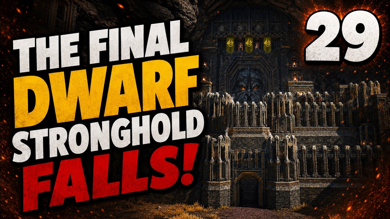 Завоевание последней крепости гномов! | Модификация Old Realms Bannerlord для Warhammer