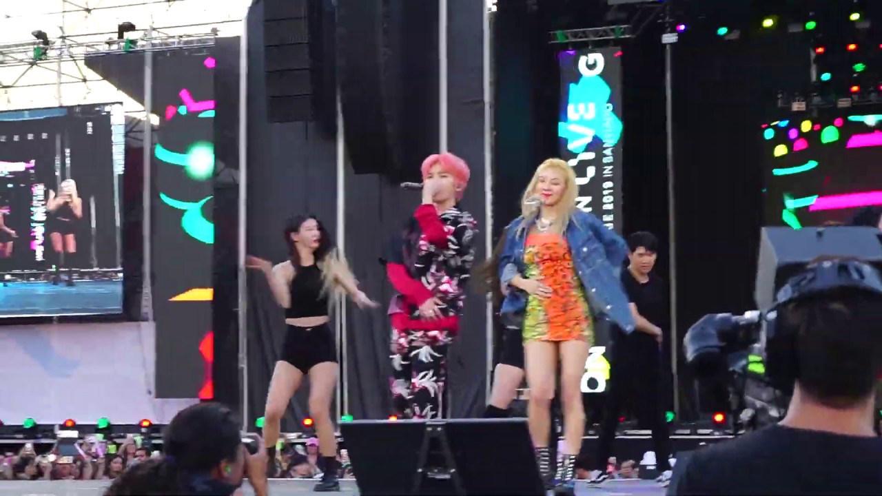 190118 Hyoyeon/Taeyong - Wannabe (SMTOWN in Chile)
