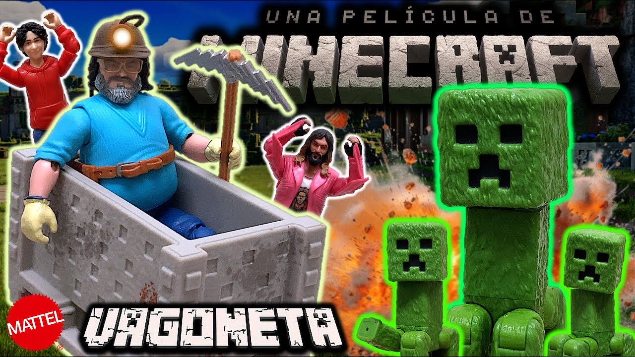ESCAPE en la VAGONETA con Dinamita | Una Película de MINECRAFT - Set de Mattel (2025) - TOY SHOTS