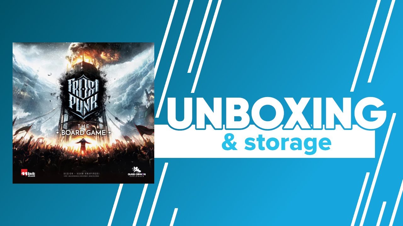 Frostpunk The Board Game Unboxing & Storage